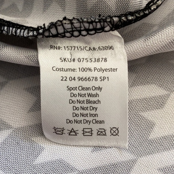 Spirit Kids Costume with Orange and Burgundy - Picture 9 of 16